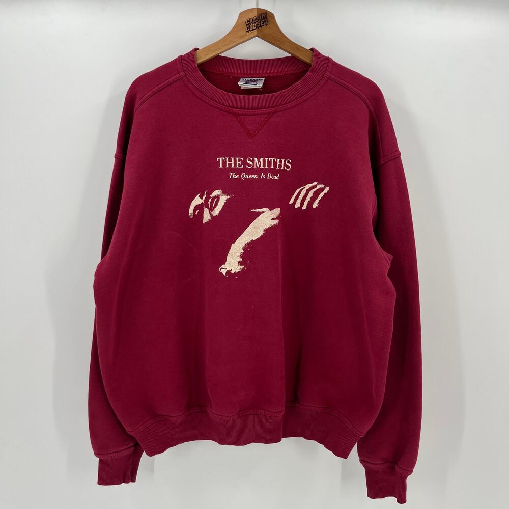Vintage 90's The Smiths Morrissey The Queen is Dead Crewneck Sweater XL